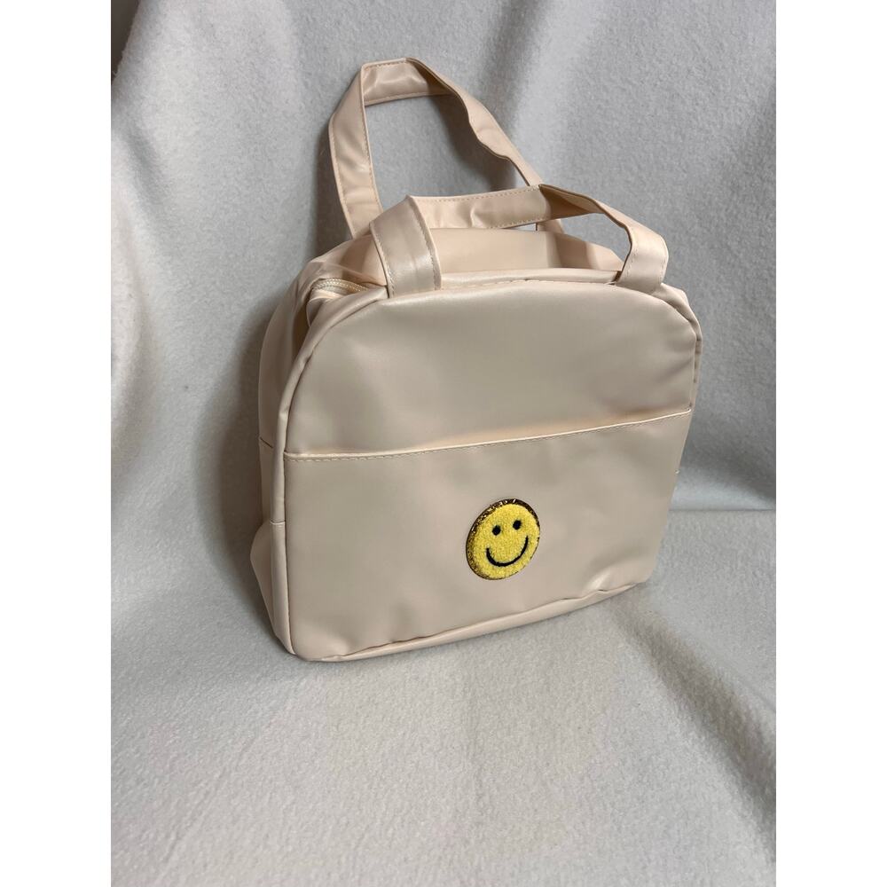 Lunch Bag Large Insulated Reusable Tote Beige New